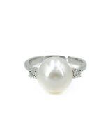Anello Giorgio Visconti Donna in Oro bianco Perla AB13089C